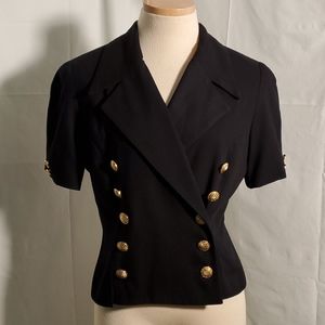 Vintage,  Scaasi jacket, military style, 10
